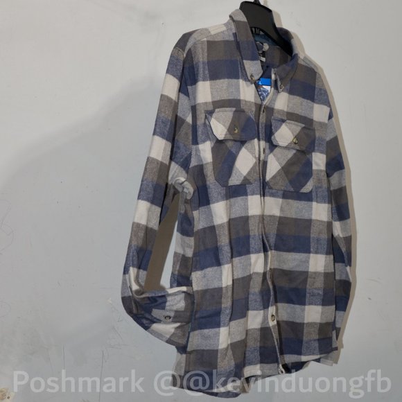 Colorado Clothing Heavy Brushed Flannel Shirt‎ W/Side Pockets - Picture 3 of 6